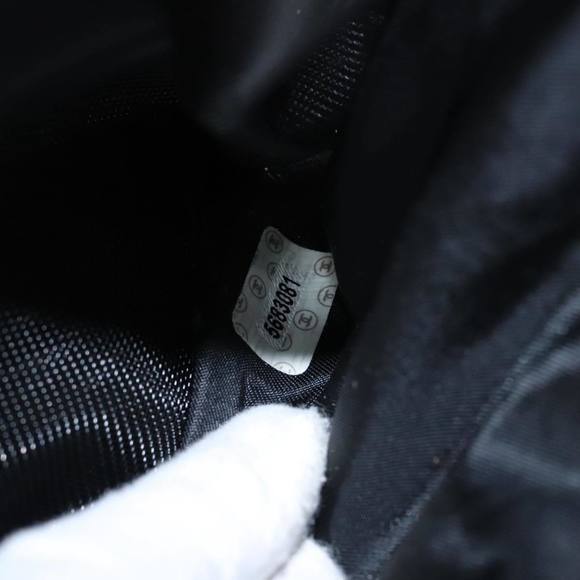 CHANEL Hip bag Hand Bag Wool Gray CC Auth bs18826 - Picture 12 of 16